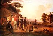 George Caleb Bingham Shooting for the Beef oil painting